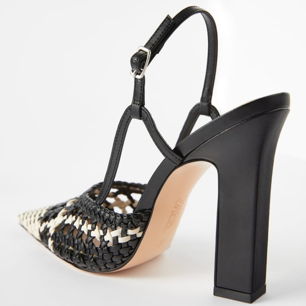 Woven High Heels